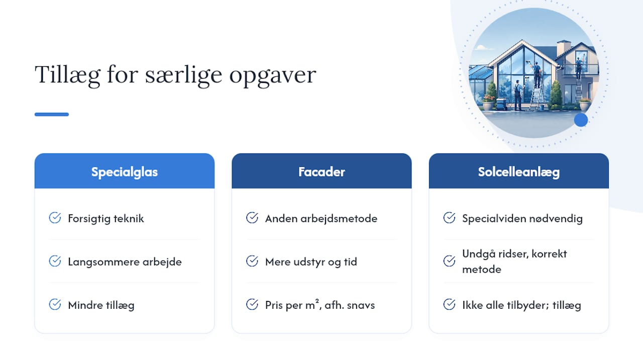 Tre faktorer der kan få prisen på vinduespudsning til at stige